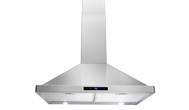 AKDY 30" Kitchen Wall Mount Stainless Steel Touch Panel Control Range Hood AZ63175S Stove Vents