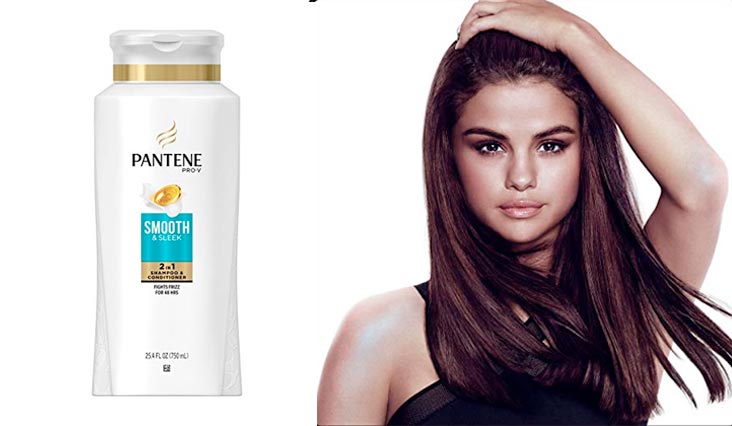 Pantene Pro-V Smooth & Sleek, Shampoo & Conditioner 25.4 oz ( Packs of 3)