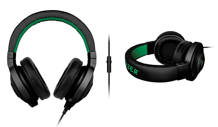 Noise Isolating Analog Black Gaming Headset with Retractable Mic - Compatible with PC, Xbox One & Playstation 4