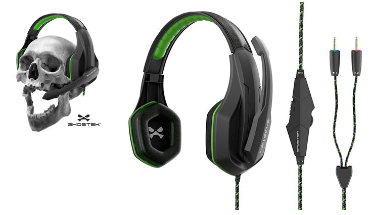 Hero Series Gaming Headphones Over-Ear | 3.5MM Jack | PC Video Gaming |120° Microphone Rotation + Mute Switch | Integrated Volume Control | Ultra Resistant Braided Cable (Green)
