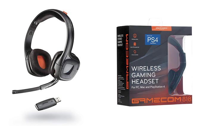 GAMECOM 818 Wireless Stereo HEADSET EXTENDED GAMING SESSIONS PC, MAC PLAYSTATION 4