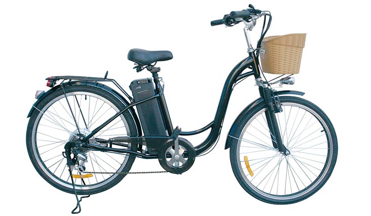 Watseka XP Cargo-Electric Bicycle-26"-6 speed-Adult/Young Adult-Black