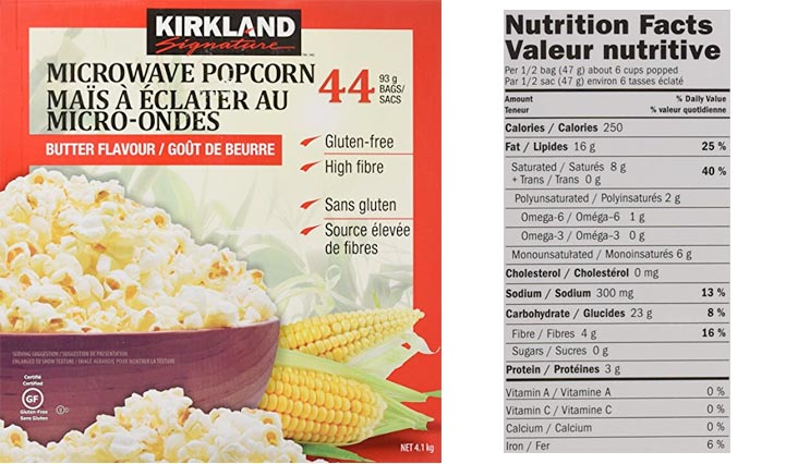 Kirkland Signature Microwave Popcorn, 3.3 oz, 44 Count