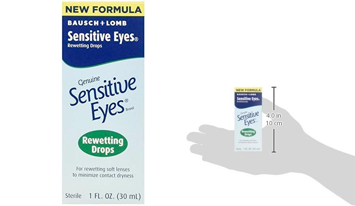 Bausch & Lomb Sensitive Eyes Rewetting Drops 1 oz