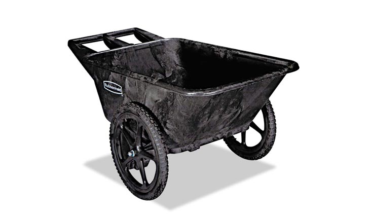 Plastic Yard Cart, 7.5 cu. feet