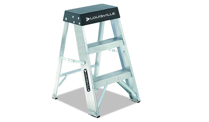 Louisville Ladder AS3002, Aluminum Stepladder, 300-Pound Capacity, 2-Foot