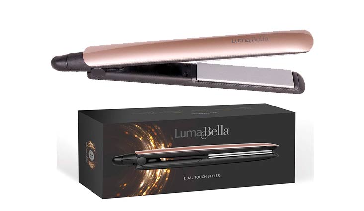 LumaBella Keratin Dual Touch Hair Straightener