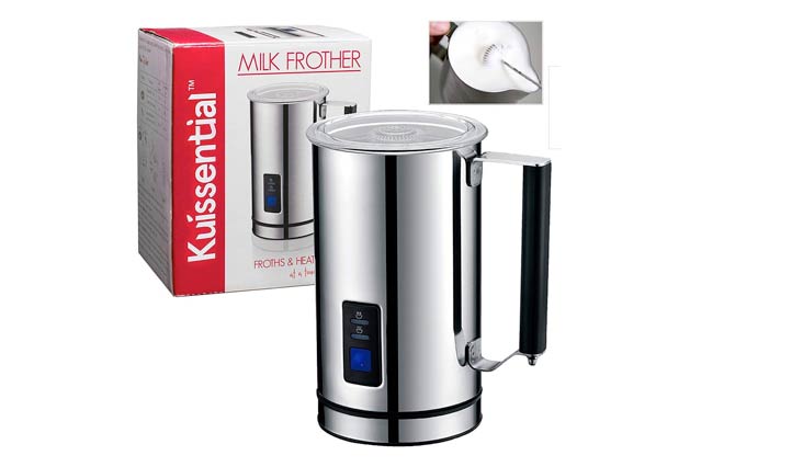 Kuissential Deluxe Automatic Milk Frother and Warmer, (240ml) Cappuccino Maker