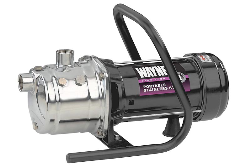 WAYNE PLS100 1 HP Portable Stainless Steel Lawn Sprinkling Pump