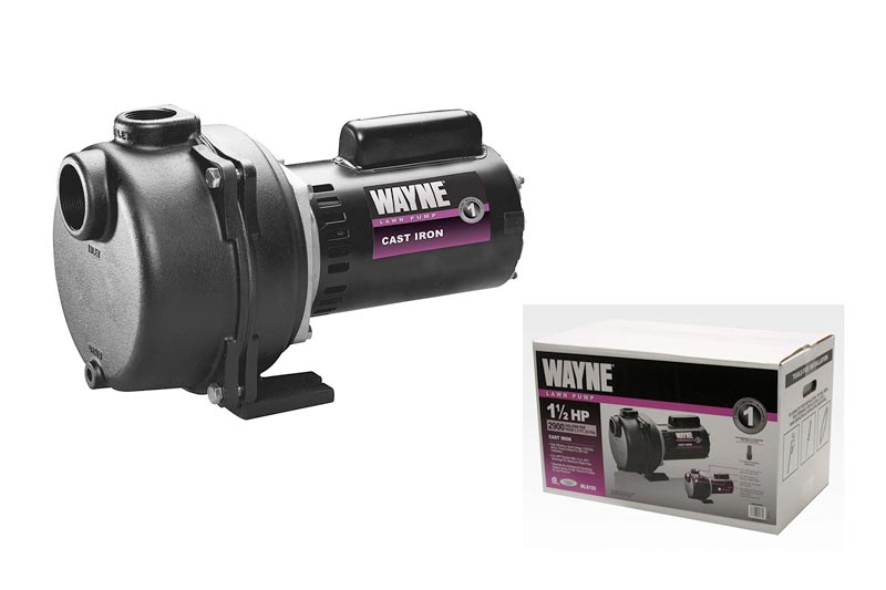 WAYNE WLS150 1.5 HP High Volume Cast Iron Lawn Sprinkling Pump