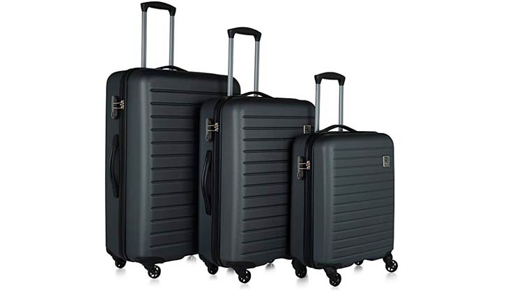 Revelation! Dominica 3-Piece Expandable Upright Hardside Spinner Luggage Set: 31", 27", and 22"