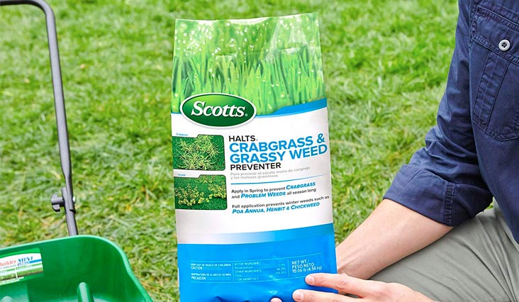 Scotts Halts Crabgrass & Grassy Weed Preventer, 5,000sq-ft