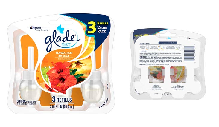 Glade PlugIns Scented Oil Air Freshener Refill, Hawaiian Breeze