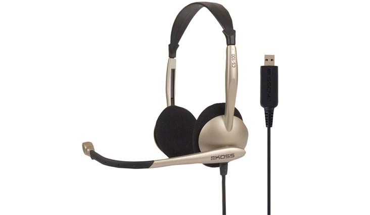 Koss Communications USB Headset with Microphone (CS100-USB)