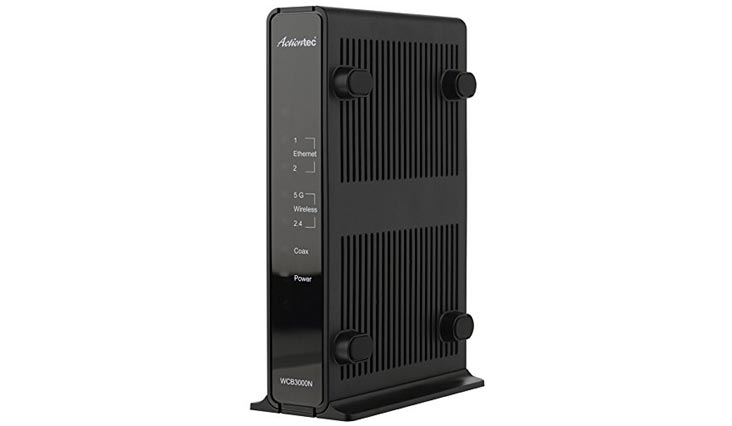 Actiontec Single Dual-Band Wireless Network Extender and Ethernet Over Coax Adapter (WCB3000N)