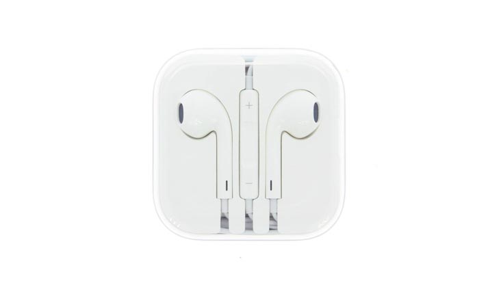 Apple Earpod Wired Earphones 3.5mm Jack for iPhone 6 6s Plus MD827LL/A (Certified Refurbished)