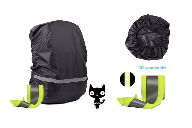  OOKOO Waterproof & Reflective Backpack Cover