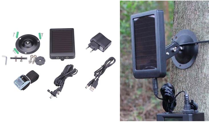 Jiee Tec SUNTEK Solar Panel 1500mah Solar Charger Battery for Hunting And Game Trail Cameras