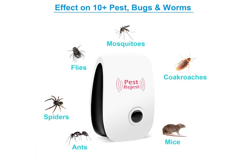 Ultrasonic Pest Repeller Plug in - Rat Repellent Warrior for Mouse Control, Insect Bed Bugs, Ants, Mice, Mosquito, Roach Killer, Fleas, Flies, Spider, Rodent, Cockroach Indoor, No Trap or Poison