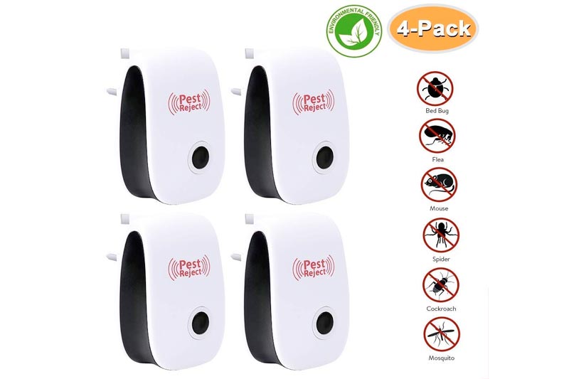 POP VIEW Pest Control Ultrasonic Pest Repeller, Non-Toxic, Humans & Pets Safe, Electronic Plug in Repellent Indoor Insects, Mosquitoes, Mice, Spiders, Ants, Rats, Roaches